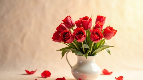 Envoyer fleurs saint valentin avec l'agitateur floral